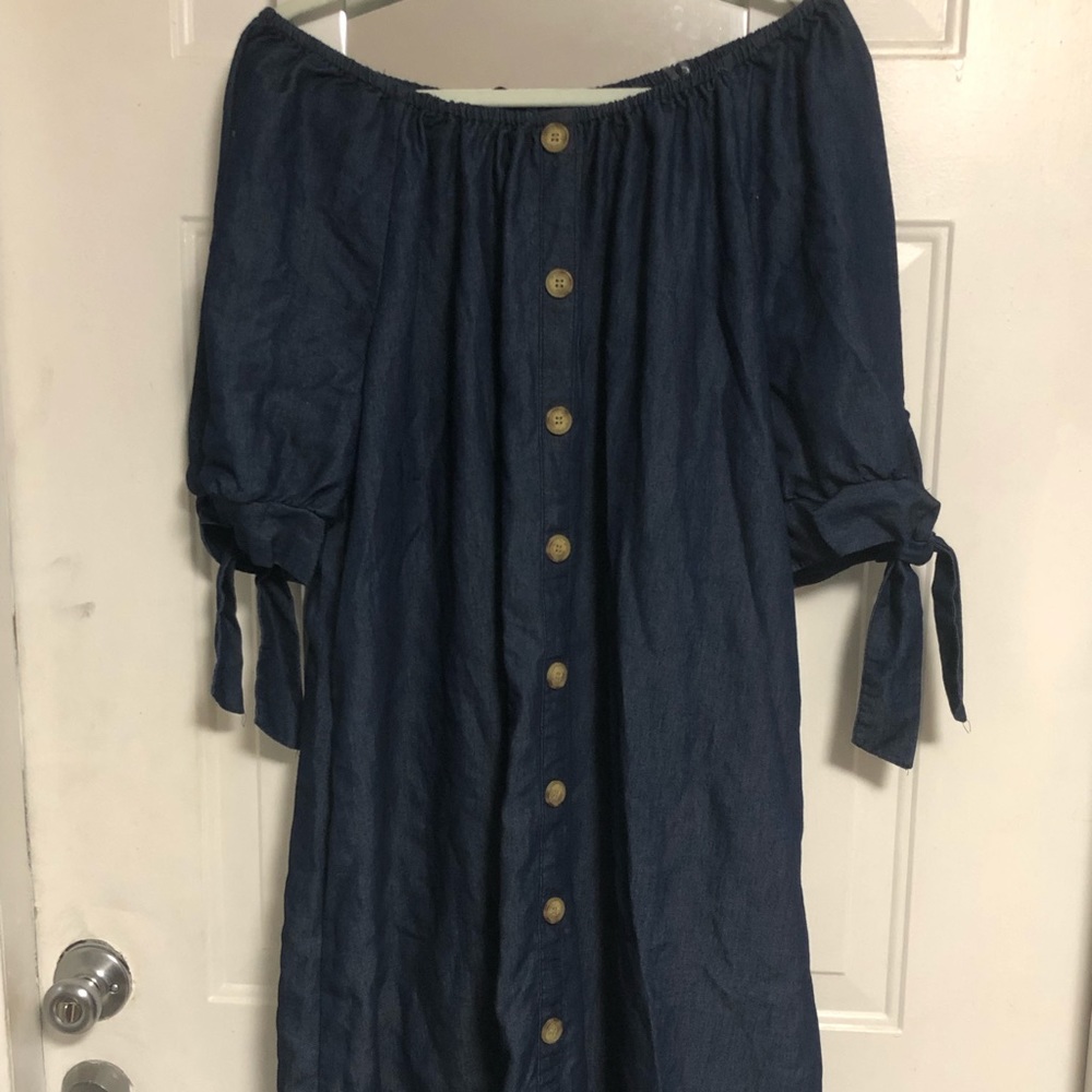 Denim dress